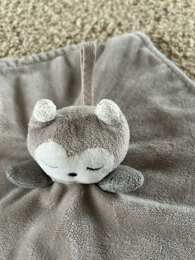 Eddie Bauer Soft Gray Plush Lovey